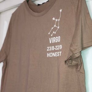 Brown over size shirt